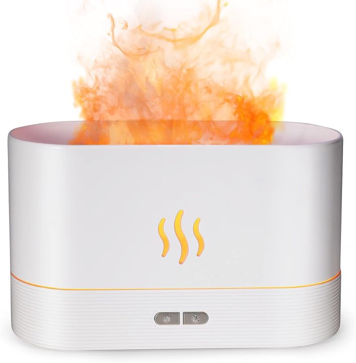 Flame Aroma Humidifier with LED Light